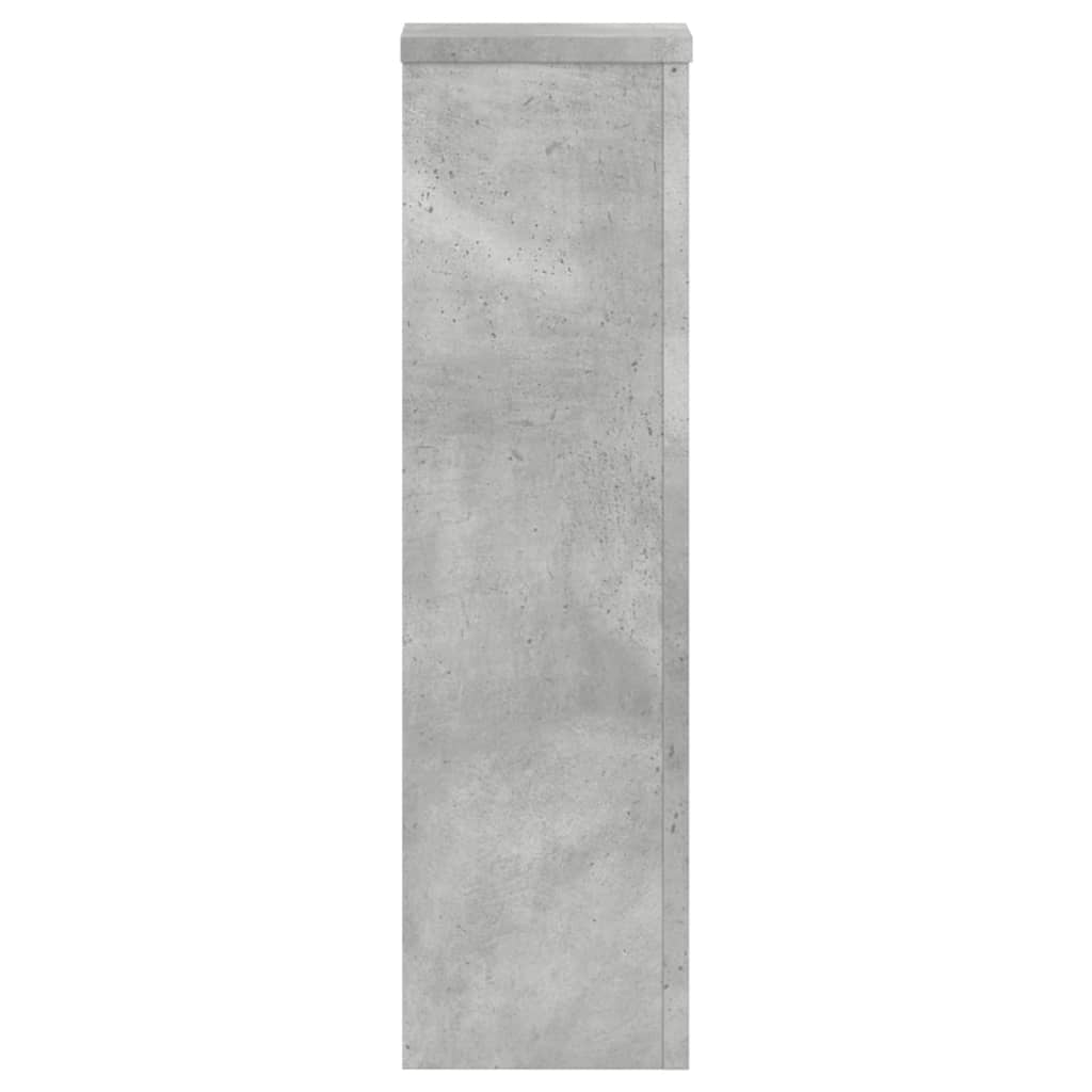 vidaXL Suport de plante, 2 buc., gri beton, 17x17x60 cm lemn prelucrat vidaXL Suport de plante, 2 buc., gri beton, 17x17x60 cm lemn prelucrat