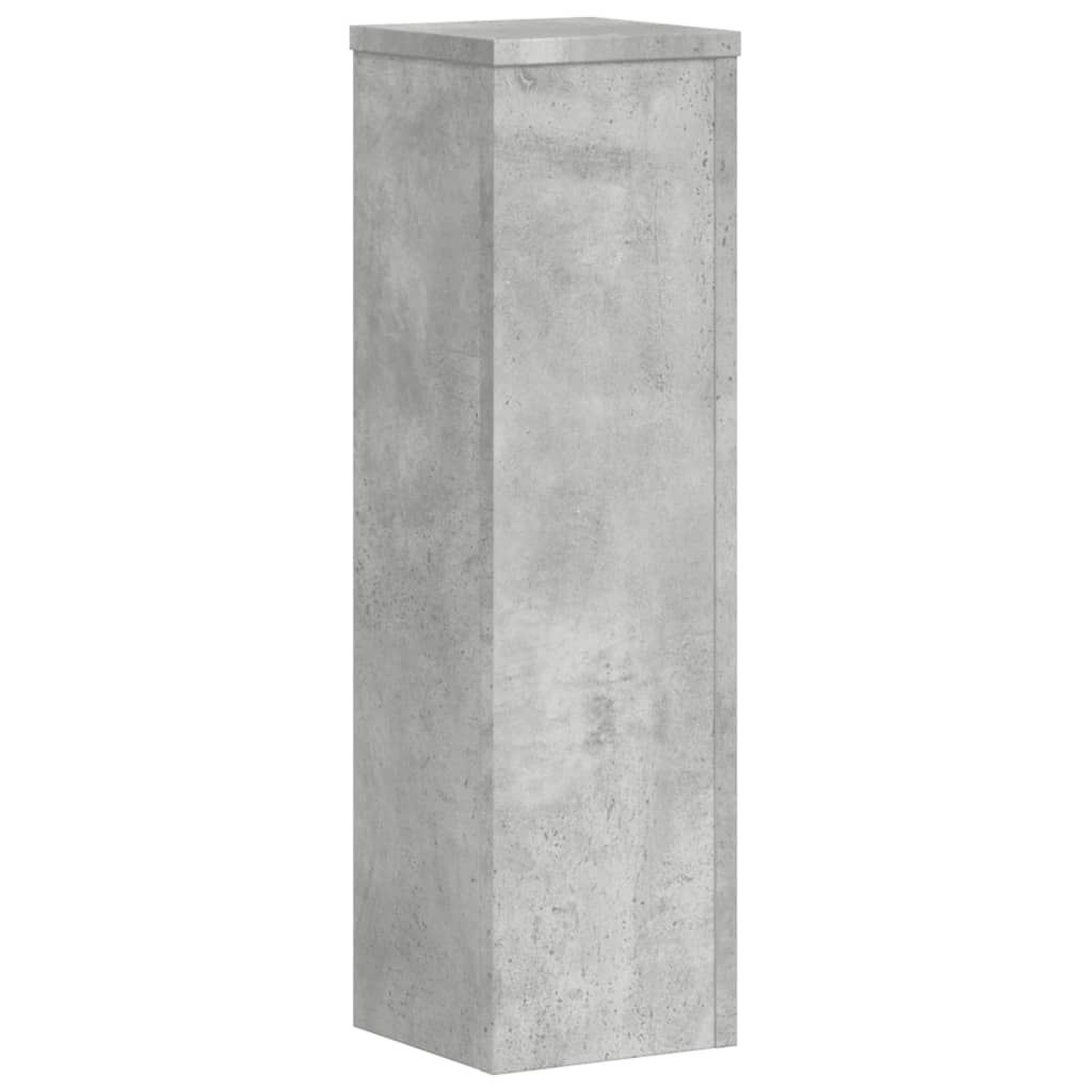 vidaXL Suport de plante, 2 buc., gri beton, 17x17x60 cm lemn prelucrat vidaXL Suport de plante, 2 buc., gri beton, 17x17x60 cm lemn prelucrat