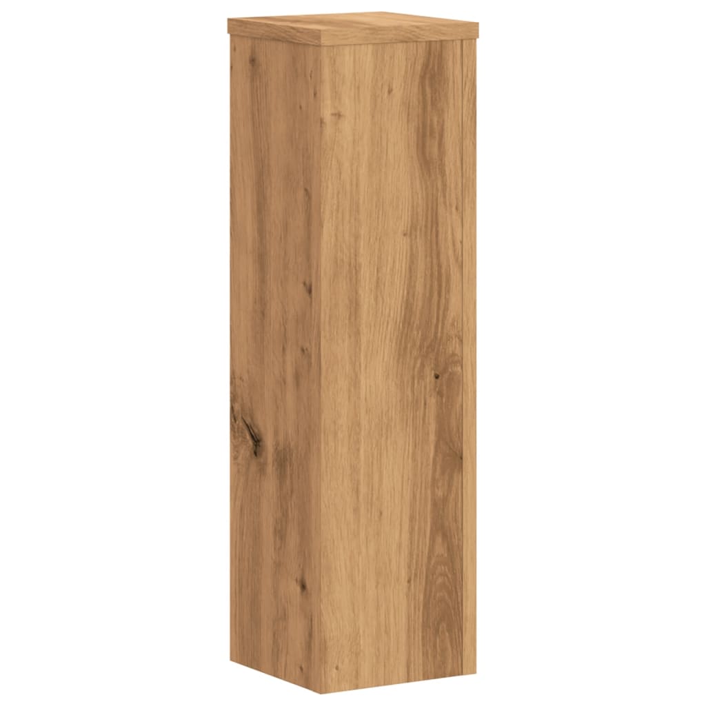 vidaXL Suporturi de plante, 2 buc., stejar artizanal, 17x17x60cm, lemn vidaXL Suporturi de plante, 2 buc., stejar artizanal, 17x17x60cm, lemn