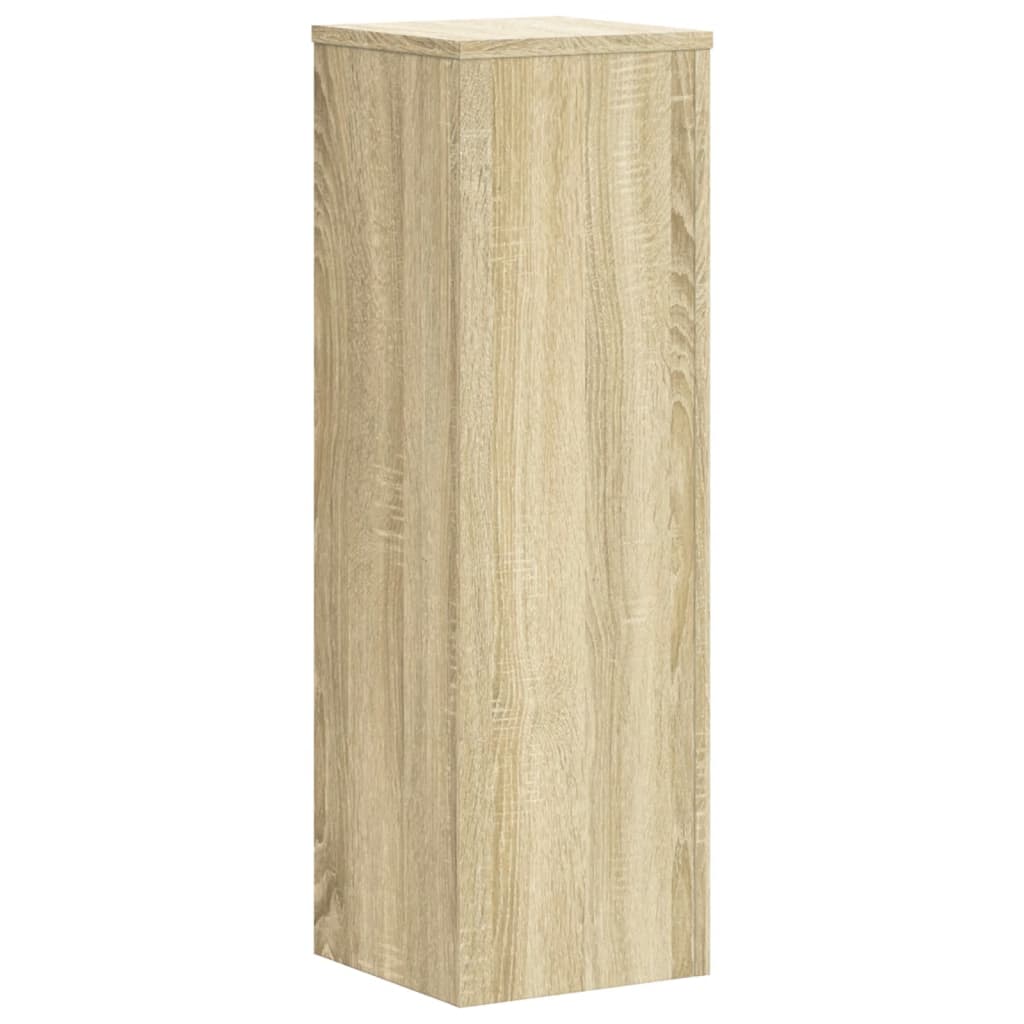 vidaXL Suporturi de plante, 2 buc., stejar sonoma, 25x25x80 cm, lemn