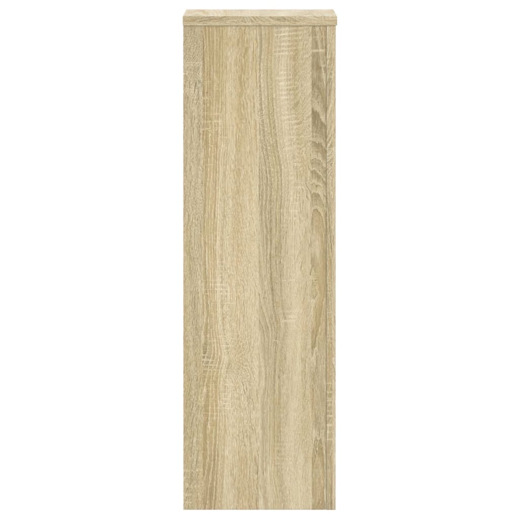 vidaXL Suporturi de plante, 2 buc., stejar sonoma, 25x25x80 cm, lemn