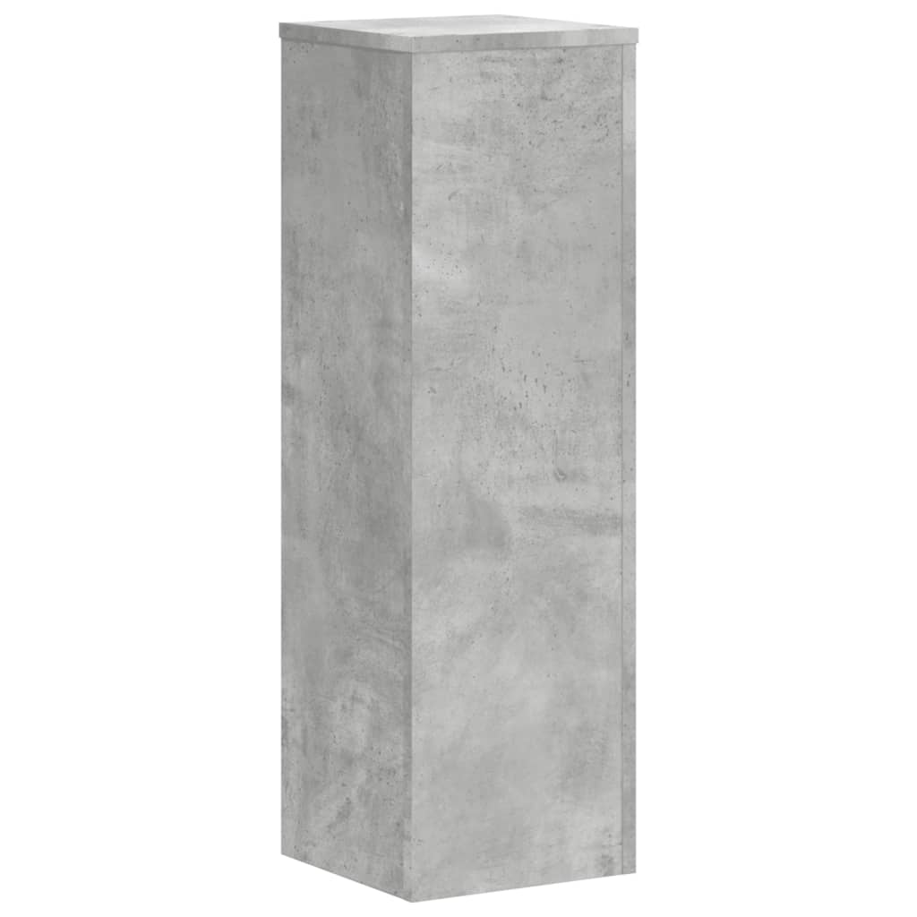 vidaXL Suport de plante, 2 buc., gri beton, 25x25x80 cm lemn prelucrat vidaXL Suport de plante, 2 buc., gri beton, 25x25x80 cm lemn prelucrat