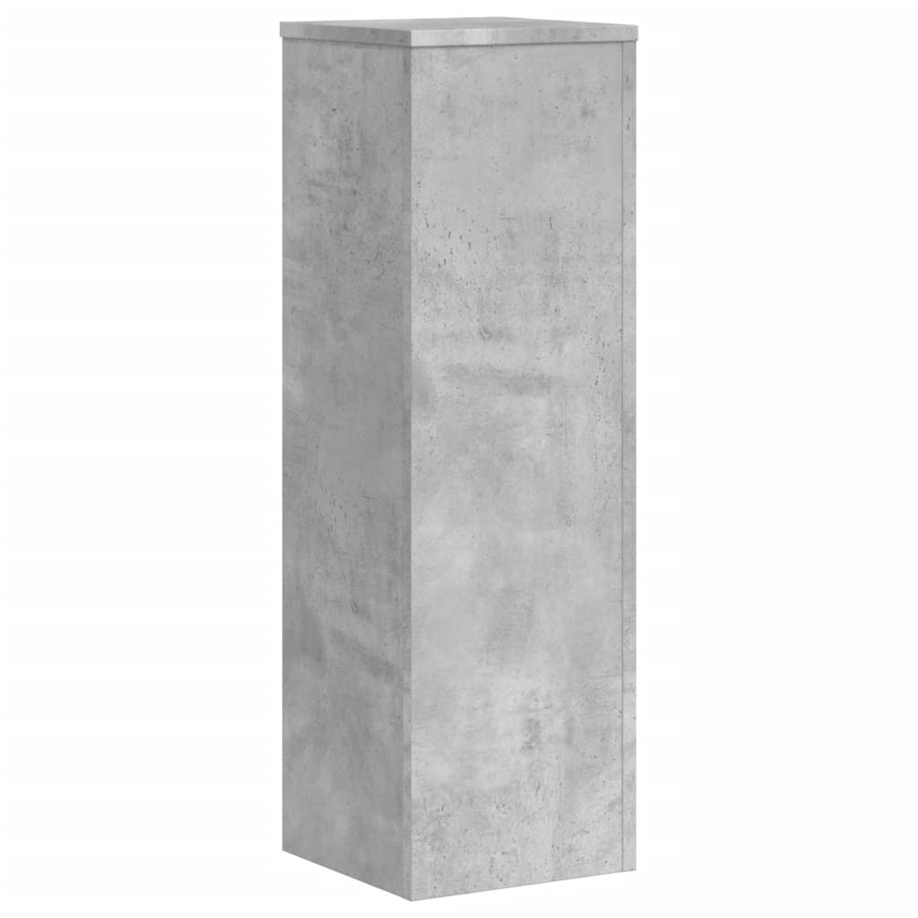 vidaXL Suport de plante, 2 buc., gri beton, 25x25x80 cm lemn prelucrat vidaXL Suport de plante, 2 buc., gri beton, 25x25x80 cm lemn prelucrat