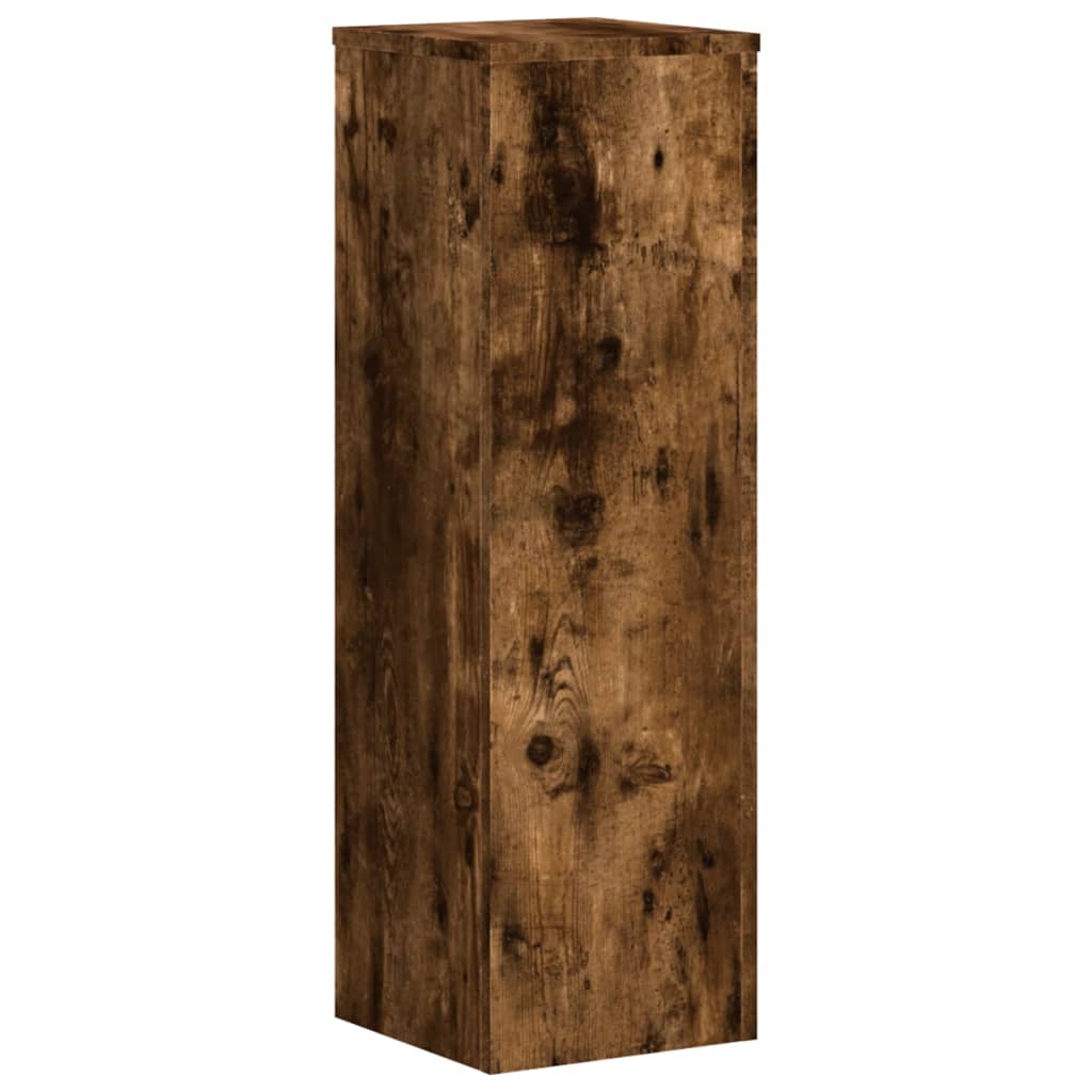 vidaXL Suporturi de plante 2 buc. stejar fumuriu 25x25x80 cm lemn vidaXL Suporturi de plante 2 buc. stejar fumuriu 25x25x80 cm lemn