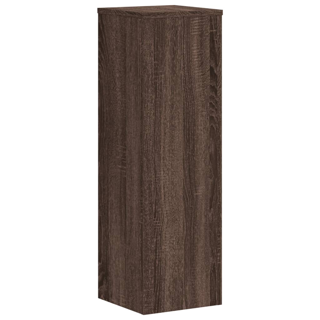vidaXL Suporturi plante 2 buc. stejar maro 25x25x80cm lemn prelucrat vidaXL Suporturi plante 2 buc. stejar maro 25x25x80cm lemn prelucrat