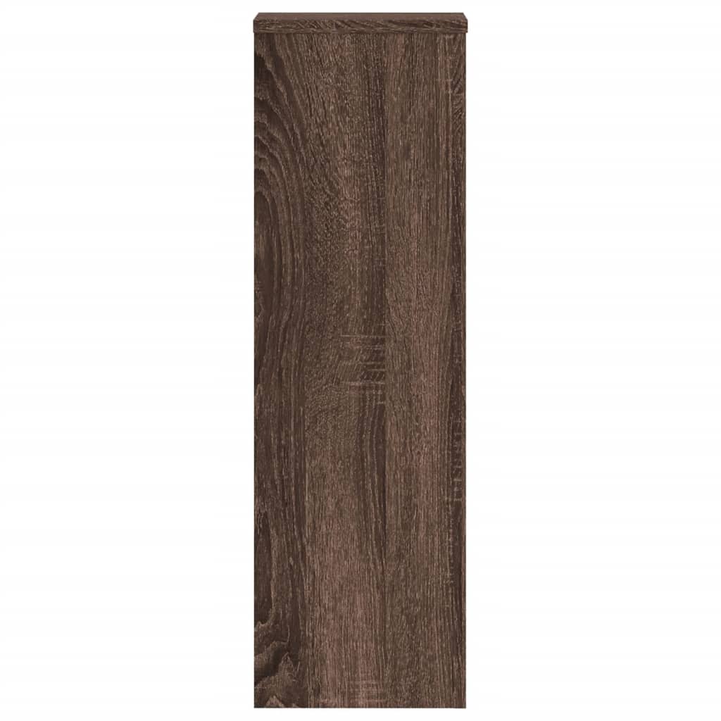 vidaXL Suporturi plante 2 buc. stejar maro 25x25x80cm lemn prelucrat vidaXL Suporturi plante 2 buc. stejar maro 25x25x80cm lemn prelucrat