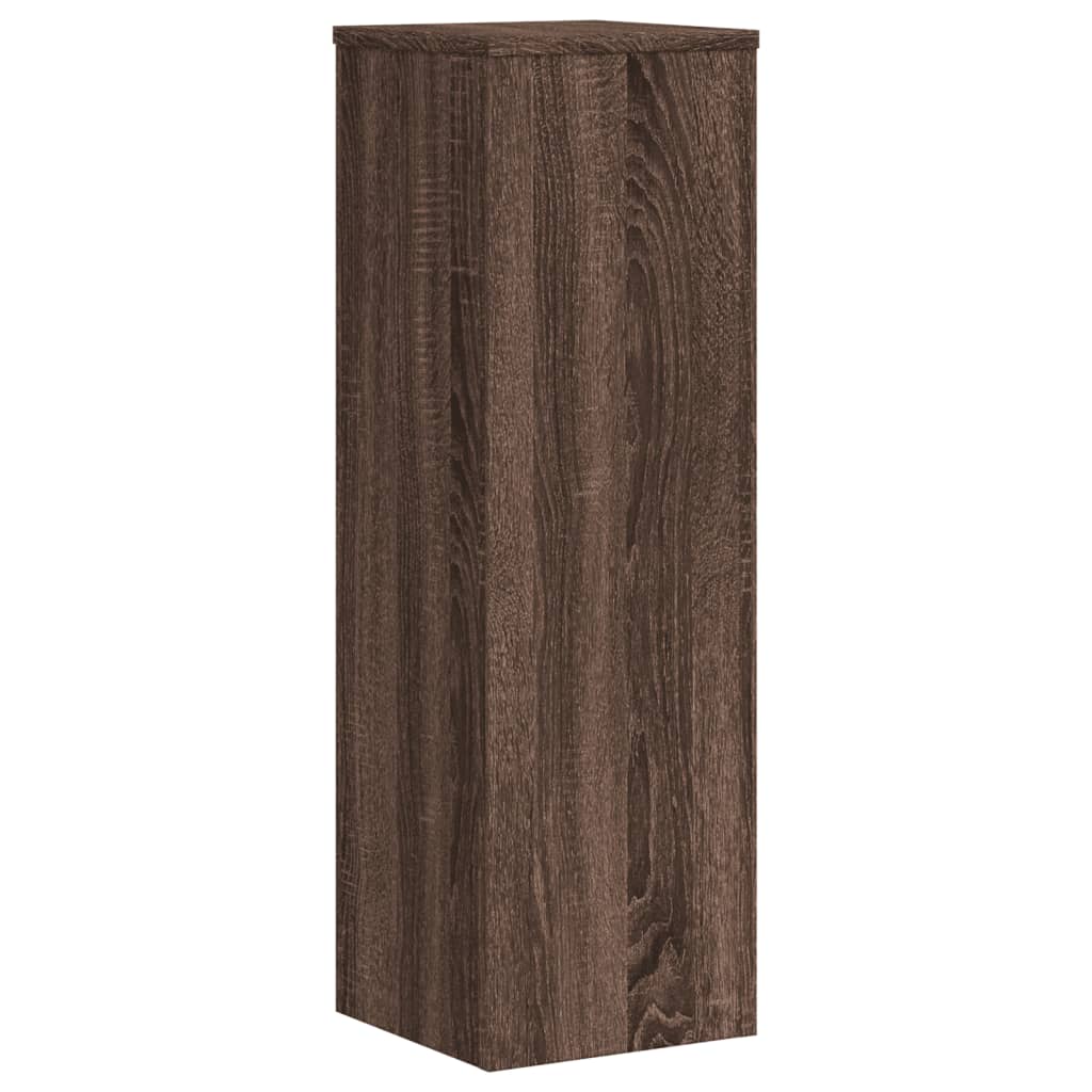 vidaXL Suporturi plante 2 buc. stejar maro 25x25x80cm lemn prelucrat vidaXL Suporturi plante 2 buc. stejar maro 25x25x80cm lemn prelucrat