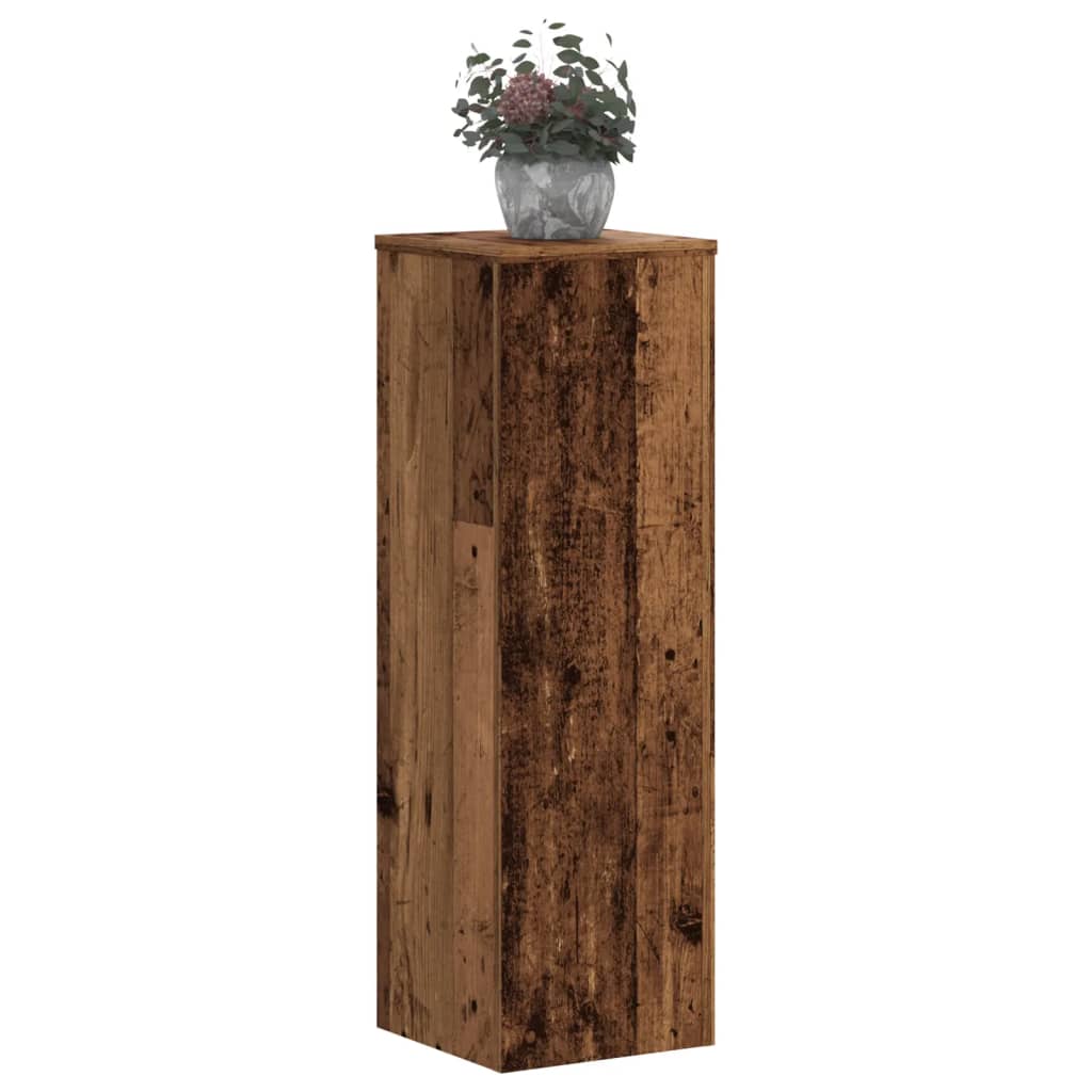 vidaXL Suporturi de plante 2 buc. lemn vechi 25x25x80cm lemn prelucrat vidaXL Suporturi de plante 2 buc. lemn vechi 25x25x80cm lemn prelucrat