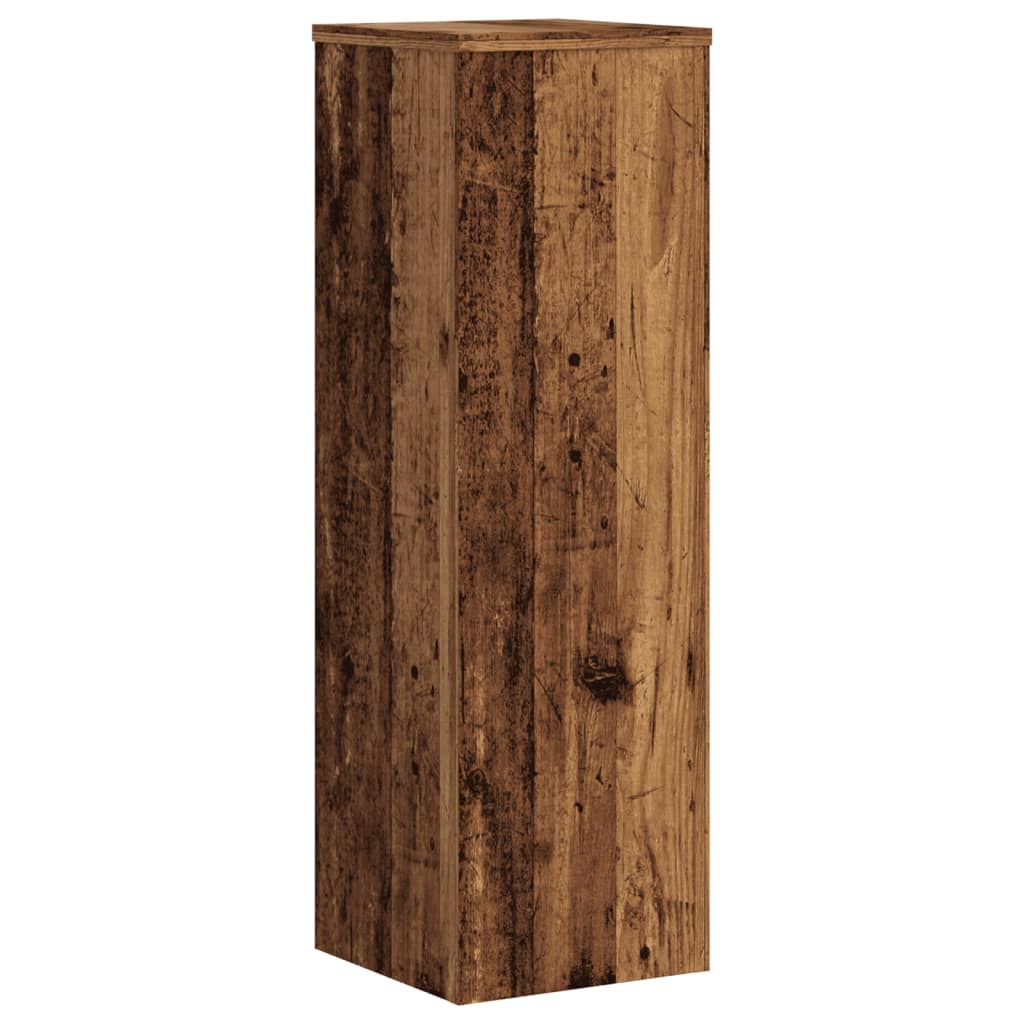 vidaXL Suporturi de plante 2 buc. lemn vechi 25x25x80cm lemn prelucrat vidaXL Suporturi de plante 2 buc. lemn vechi 25x25x80cm lemn prelucrat