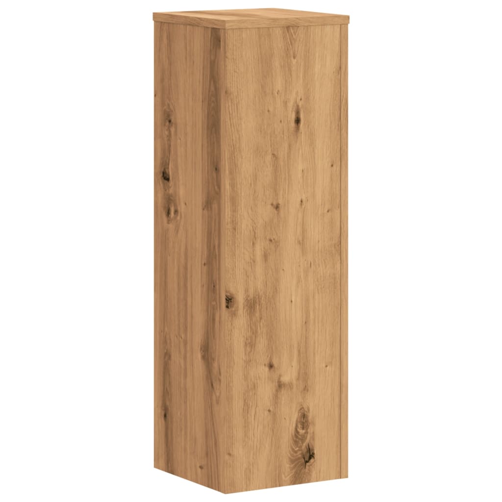 vidaXL Suporturi de plante, 2 buc., stejar artizanal, 25x25x80cm, lemn