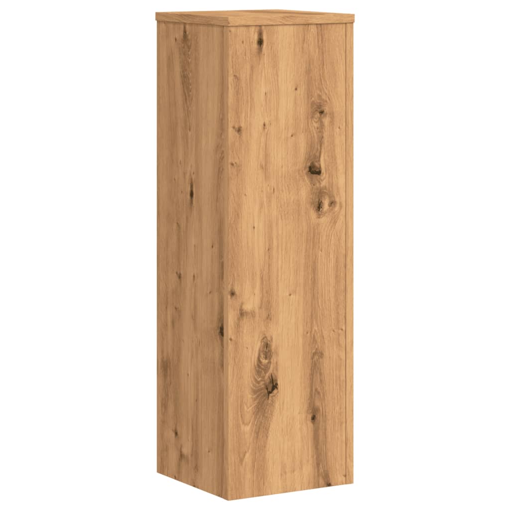 vidaXL Suporturi de plante, 2 buc., stejar artizanal, 25x25x80cm, lemn