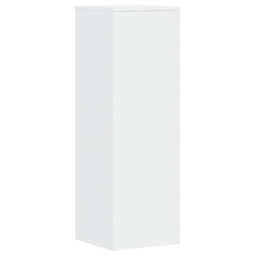 vidaXL Suport de plante, alb, 33x33x100 cm, lemn prelucrat vidaXL Suport de plante, alb, 33x33x100 cm, lemn prelucrat