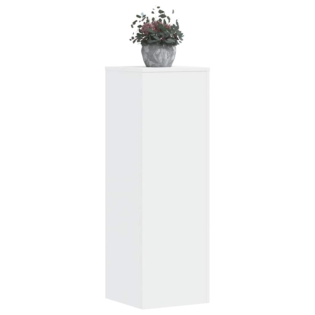 vidaXL Suport de plante, alb, 33x33x100 cm, lemn prelucrat vidaXL Suport de plante, alb, 33x33x100 cm, lemn prelucrat