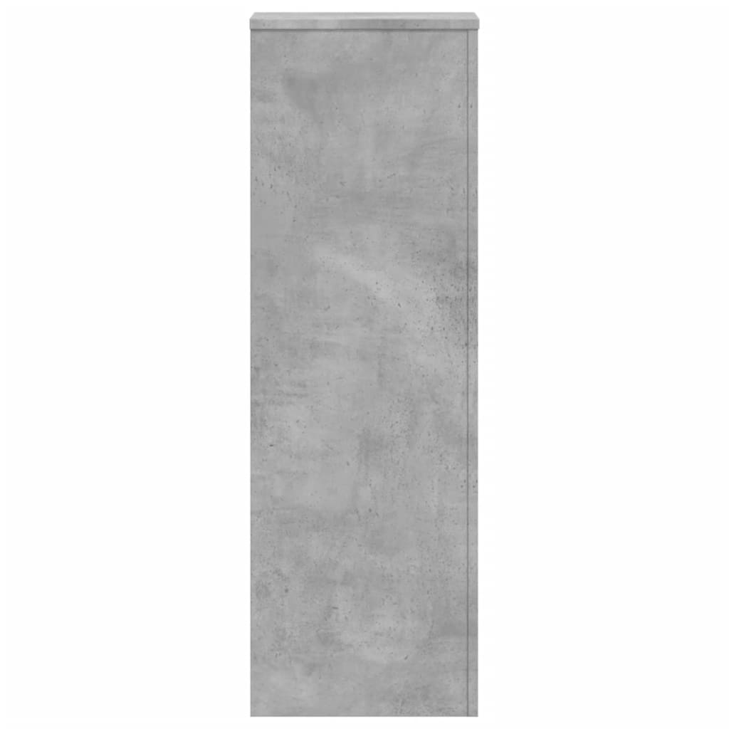 vidaXL Suport de plante, gri beton, 33x33x100 cm, lemn prelucrat vidaXL Suport de plante, gri beton, 33x33x100 cm, lemn prelucrat