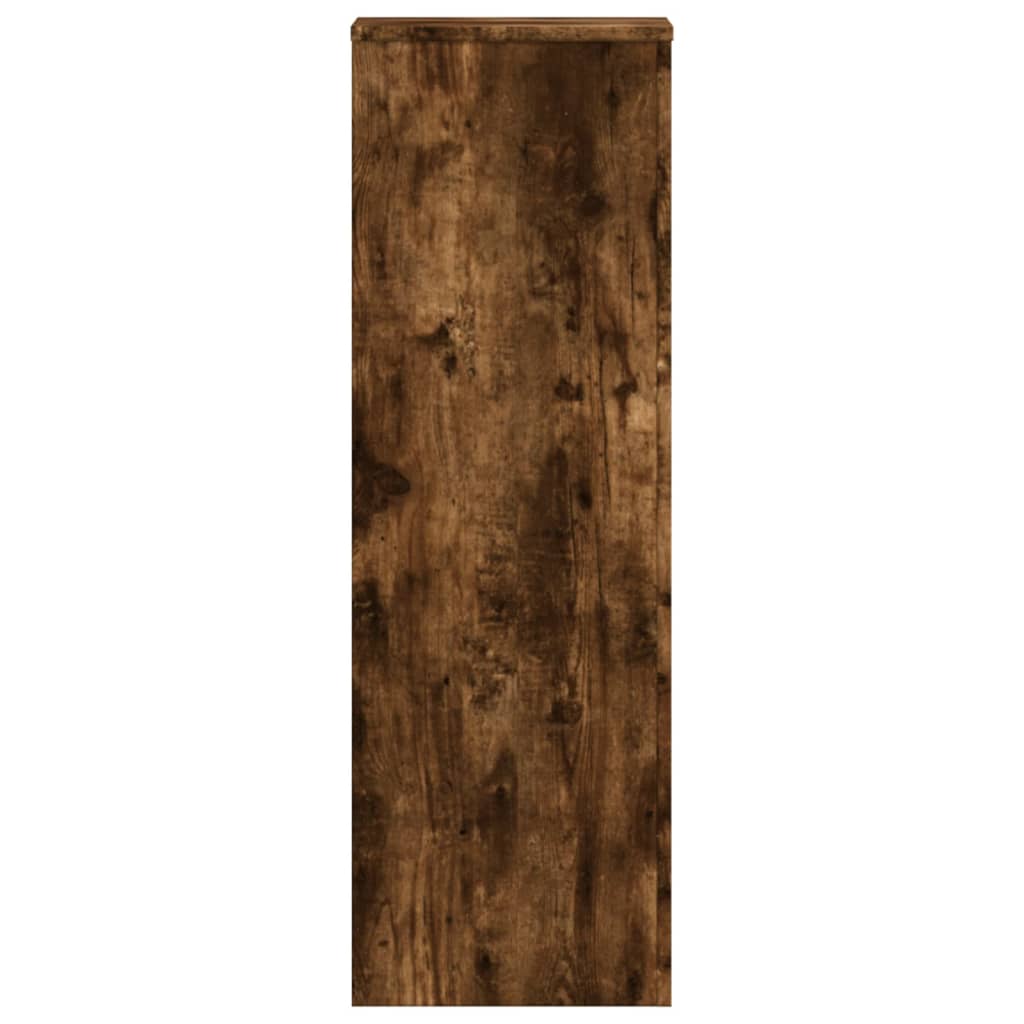 vidaXL Suport de plante, stejar fumuriu, 33x33x100 cm, lemn prelucrat vidaXL Suport de plante, stejar fumuriu, 33x33x100 cm, lemn prelucrat