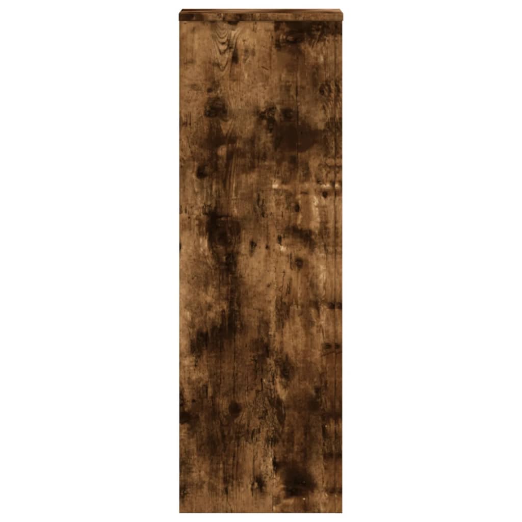 vidaXL Suport de plante, stejar fumuriu, 33x33x100 cm, lemn prelucrat vidaXL Suport de plante, stejar fumuriu, 33x33x100 cm, lemn prelucrat