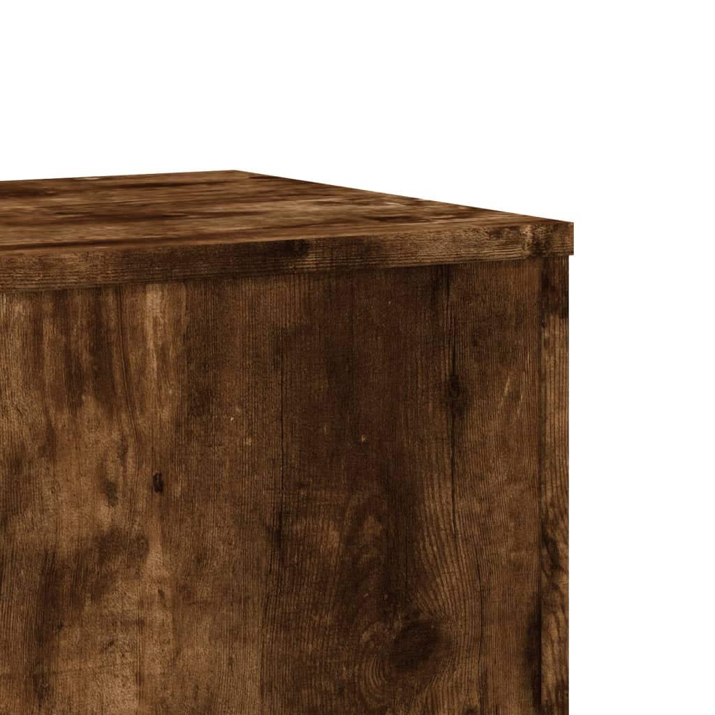 vidaXL Suport de plante, stejar fumuriu, 33x33x100 cm, lemn prelucrat vidaXL Suport de plante, stejar fumuriu, 33x33x100 cm, lemn prelucrat