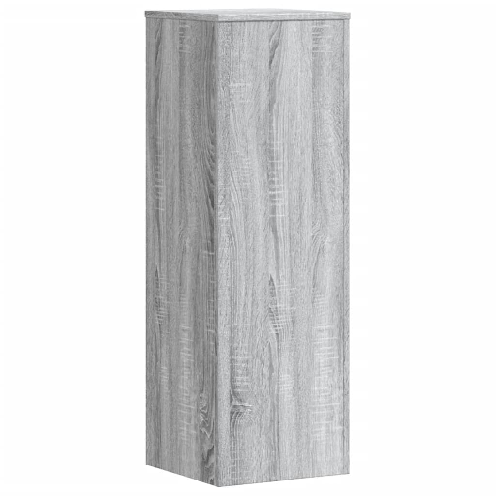 vidaXL Suport de plante, sonoma gri, 33x33x100 cm, lemn prelucrat vidaXL Suport de plante, sonoma gri, 33x33x100 cm, lemn prelucrat