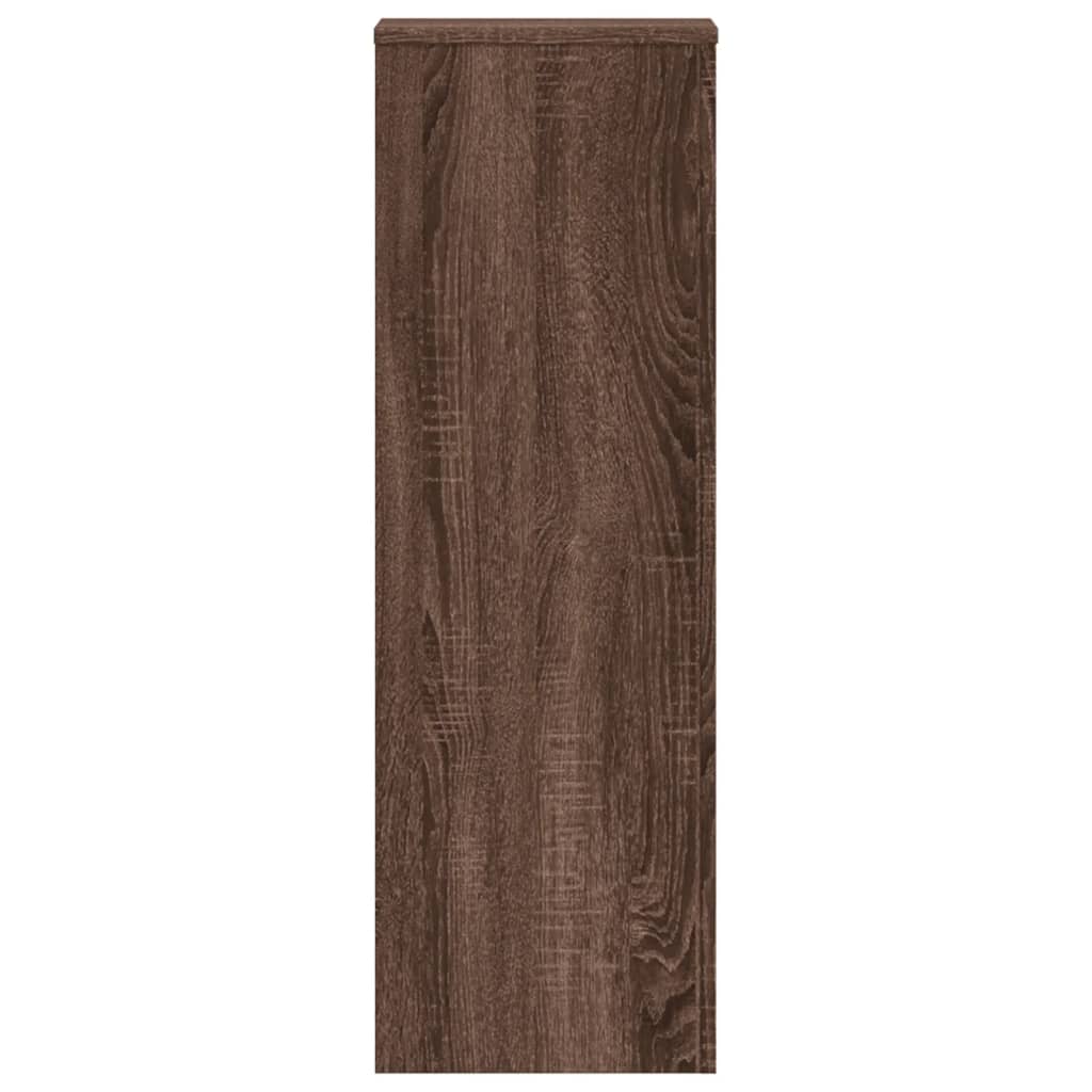 vidaXL Suport de plante, stejar maro, 33x33x100 cm, lemn prelucrat vidaXL Suport de plante, stejar maro, 33x33x100 cm, lemn prelucrat