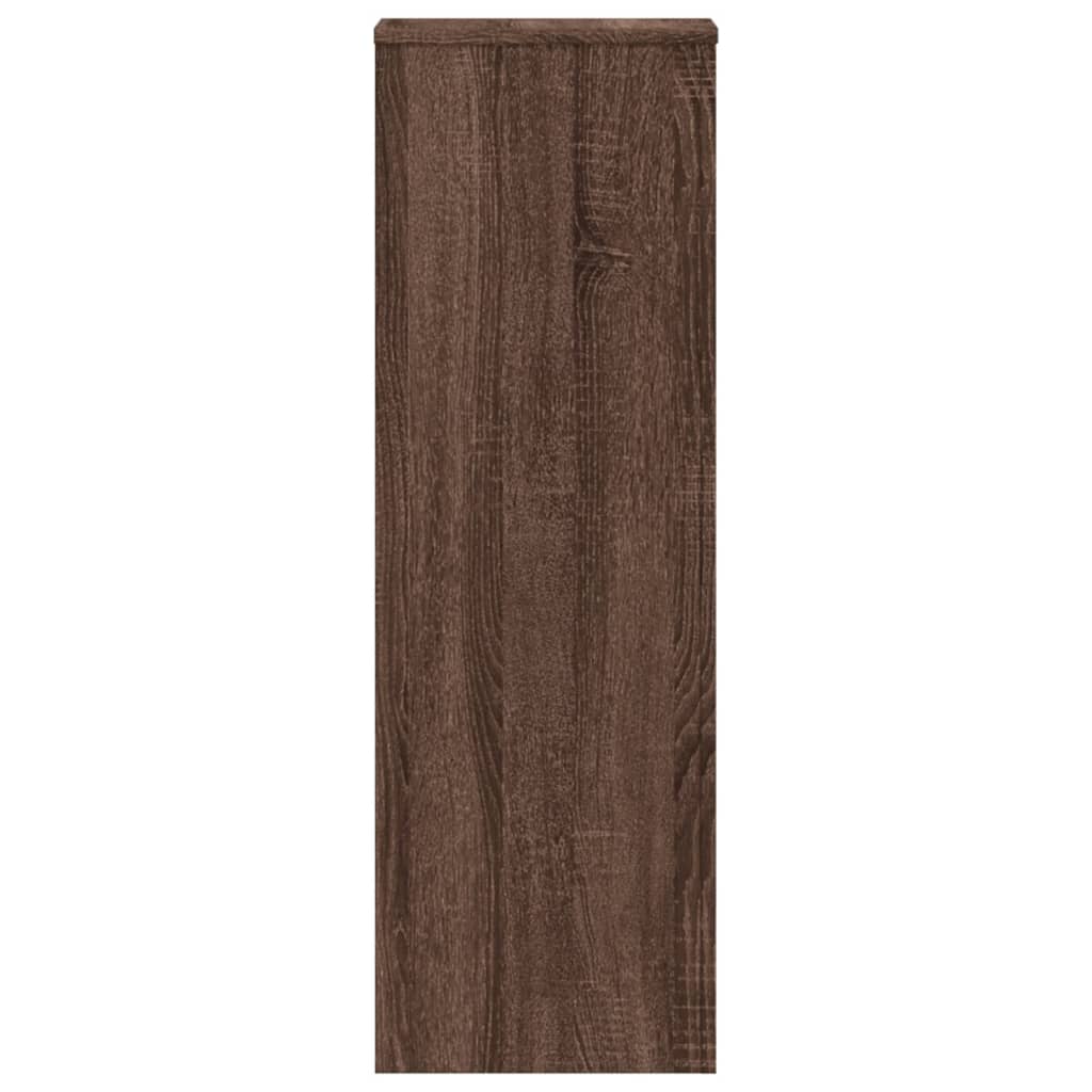 vidaXL Suport de plante, stejar maro, 33x33x100 cm, lemn prelucrat vidaXL Suport de plante, stejar maro, 33x33x100 cm, lemn prelucrat