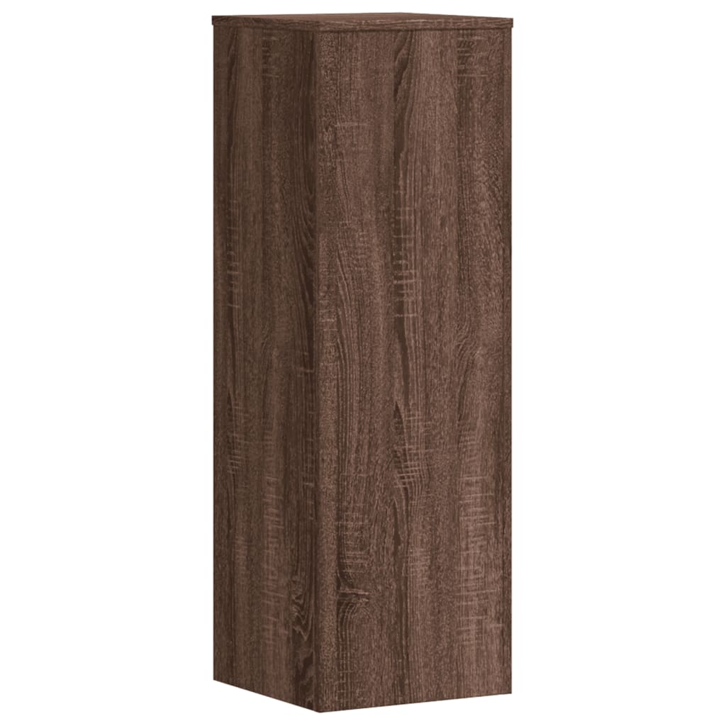 vidaXL Suport de plante, stejar maro, 33x33x100 cm, lemn prelucrat vidaXL Suport de plante, stejar maro, 33x33x100 cm, lemn prelucrat