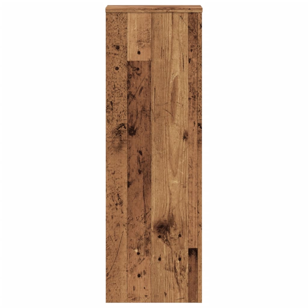 vidaXL Suport de plante, lemn vechi, 33x33x100 cm, lemn prelucrat vidaXL Suport de plante, lemn vechi, 33x33x100 cm, lemn prelucrat