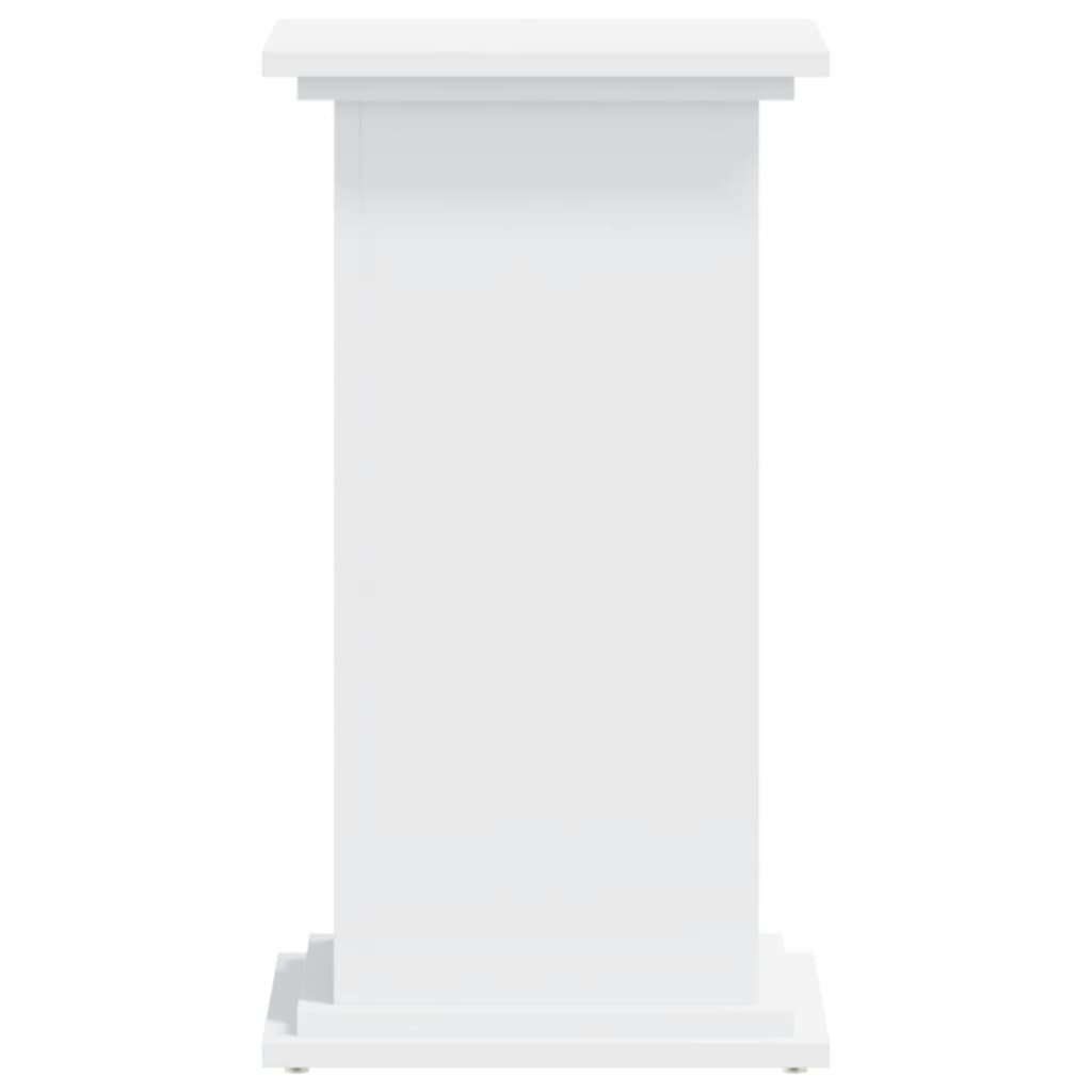 vidaXL Suport de plante, alb, 33x33x60 cm, lemn prelucrat vidaXL Suport de plante, alb, 33x33x60 cm, lemn prelucrat