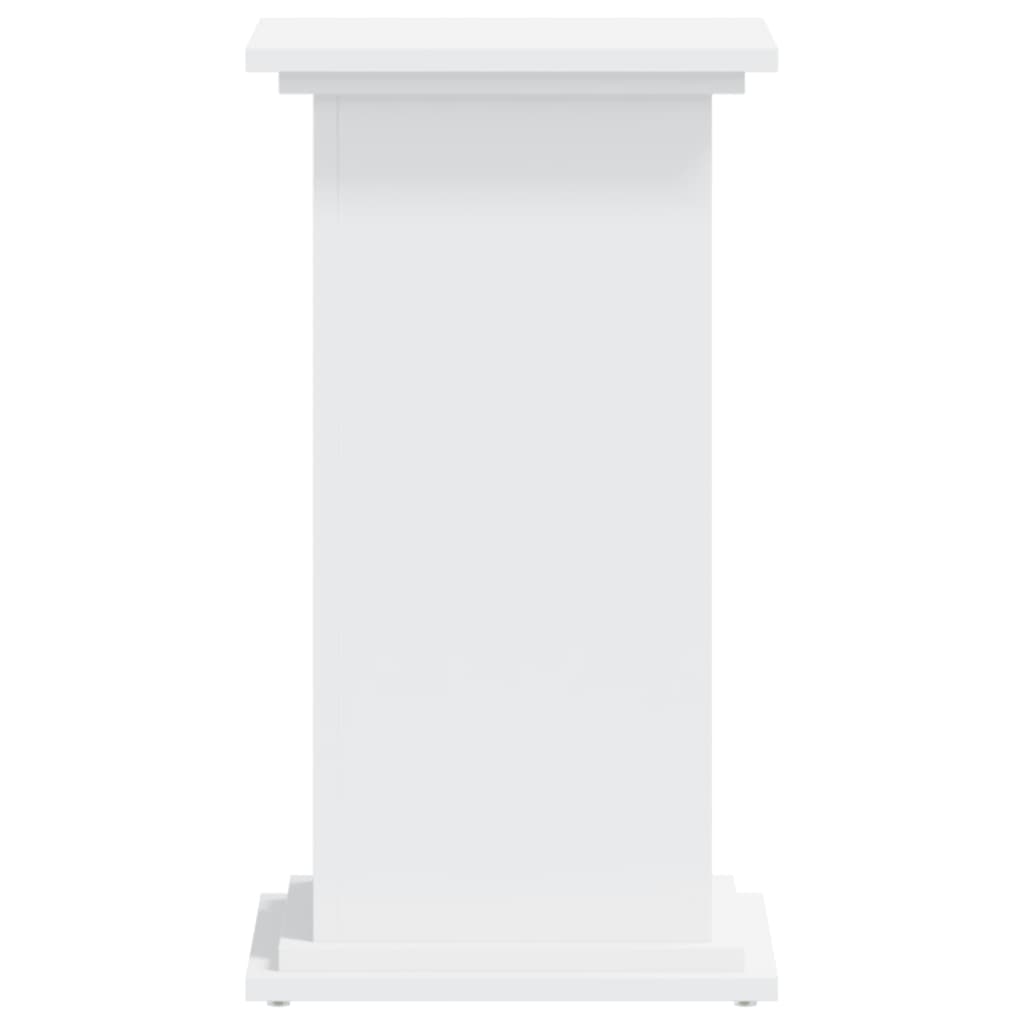 vidaXL Suport de plante, alb, 33x33x60 cm, lemn prelucrat vidaXL Suport de plante, alb, 33x33x60 cm, lemn prelucrat