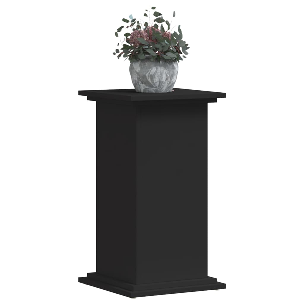 vidaXL Suport de plante, negru, 33x33x60 cm, lemn prelucrat vidaXL Suport de plante, negru, 33x33x60 cm, lemn prelucrat