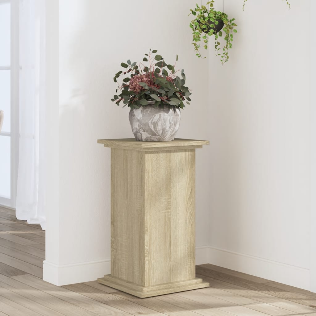 vidaXL Suport de plante, stejar sonoma, 33x33x60 cm, lemn prelucrat vidaXL Suport de plante, stejar sonoma, 33x33x60 cm, lemn prelucrat