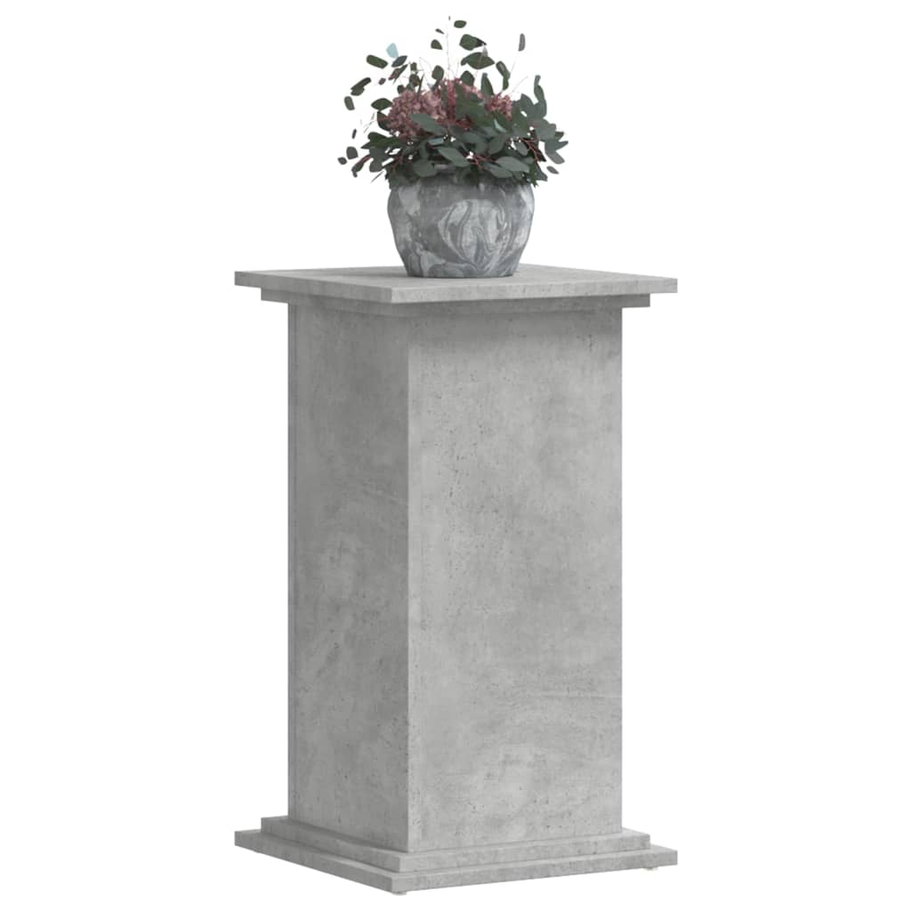 vidaXL Suport de plante, gri beton, 33x33x60 cm, lemn prelucrat vidaXL Suport de plante, gri beton, 33x33x60 cm, lemn prelucrat