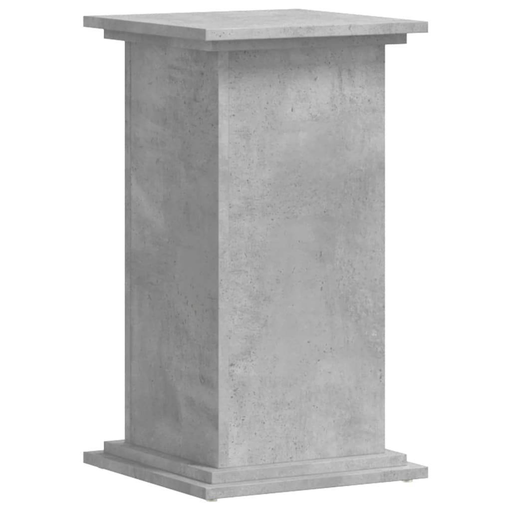 vidaXL Suport de plante, gri beton, 33x33x60 cm, lemn prelucrat vidaXL Suport de plante, gri beton, 33x33x60 cm, lemn prelucrat