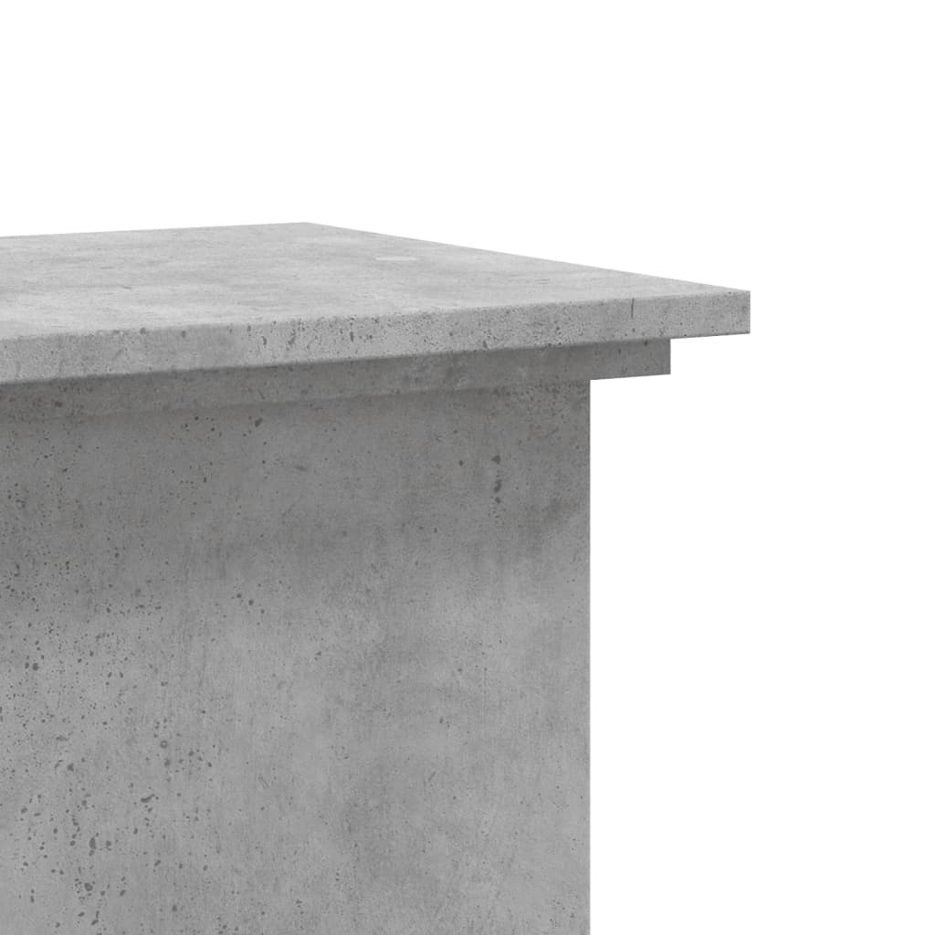 vidaXL Suport de plante, gri beton, 33x33x60 cm, lemn prelucrat vidaXL Suport de plante, gri beton, 33x33x60 cm, lemn prelucrat