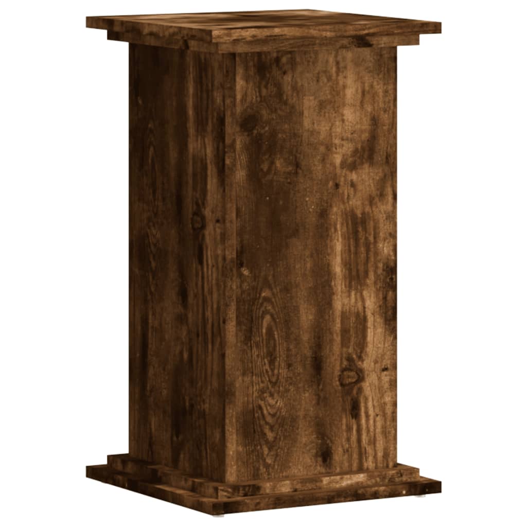 vidaXL Suport de plante, stejar fumuriu, 33x33x60 cm, lemn prelucrat vidaXL Suport de plante, stejar fumuriu, 33x33x60 cm, lemn prelucrat