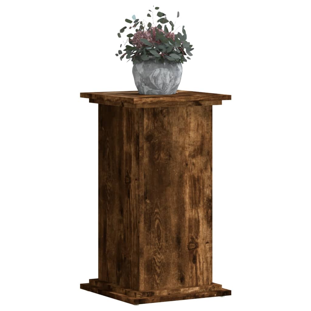 vidaXL Suport de plante, stejar fumuriu, 33x33x60 cm, lemn prelucrat vidaXL Suport de plante, stejar fumuriu, 33x33x60 cm, lemn prelucrat