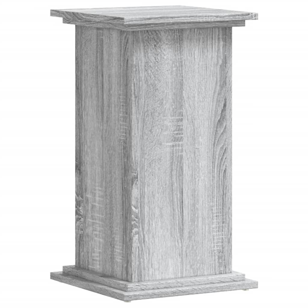 vidaXL Suport de plante, sonoma gri, 33x33x60 cm, lemn prelucrat vidaXL Suport de plante, sonoma gri, 33x33x60 cm, lemn prelucrat