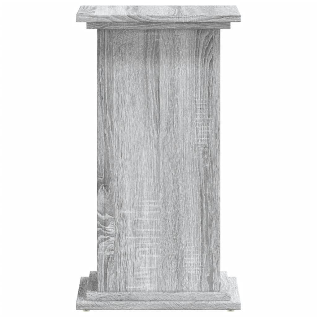 vidaXL Suport de plante, sonoma gri, 33x33x60 cm, lemn prelucrat vidaXL Suport de plante, sonoma gri, 33x33x60 cm, lemn prelucrat