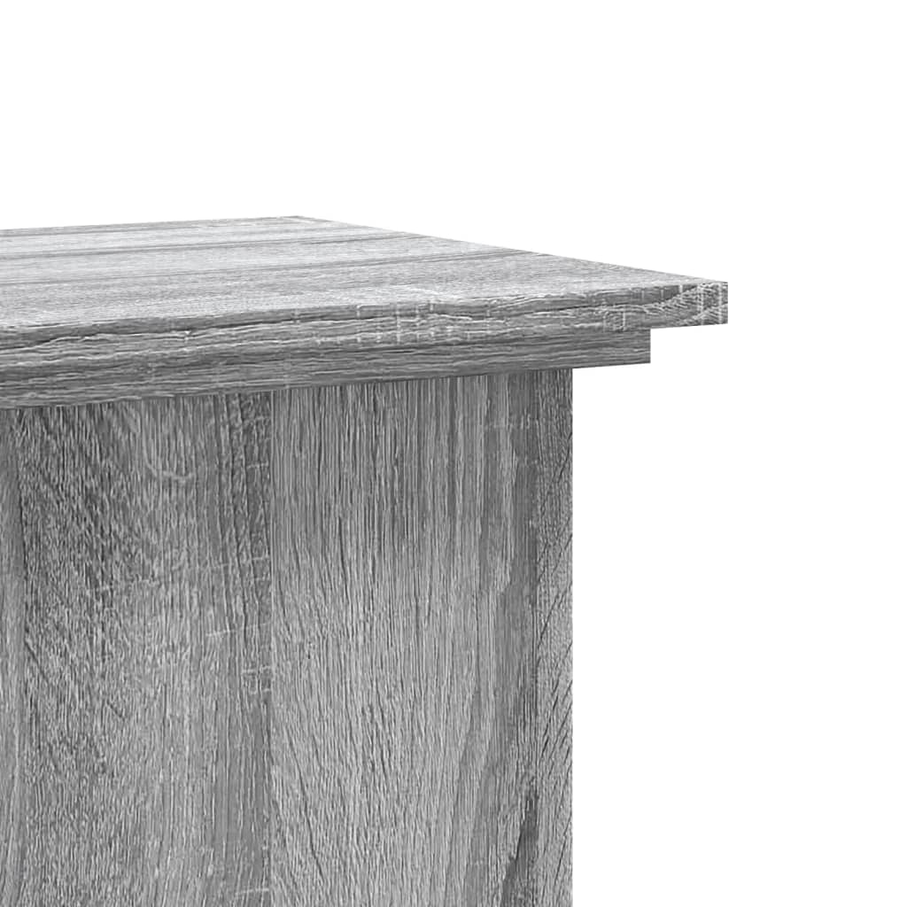 vidaXL Suport de plante, sonoma gri, 33x33x60 cm, lemn prelucrat vidaXL Suport de plante, sonoma gri, 33x33x60 cm, lemn prelucrat