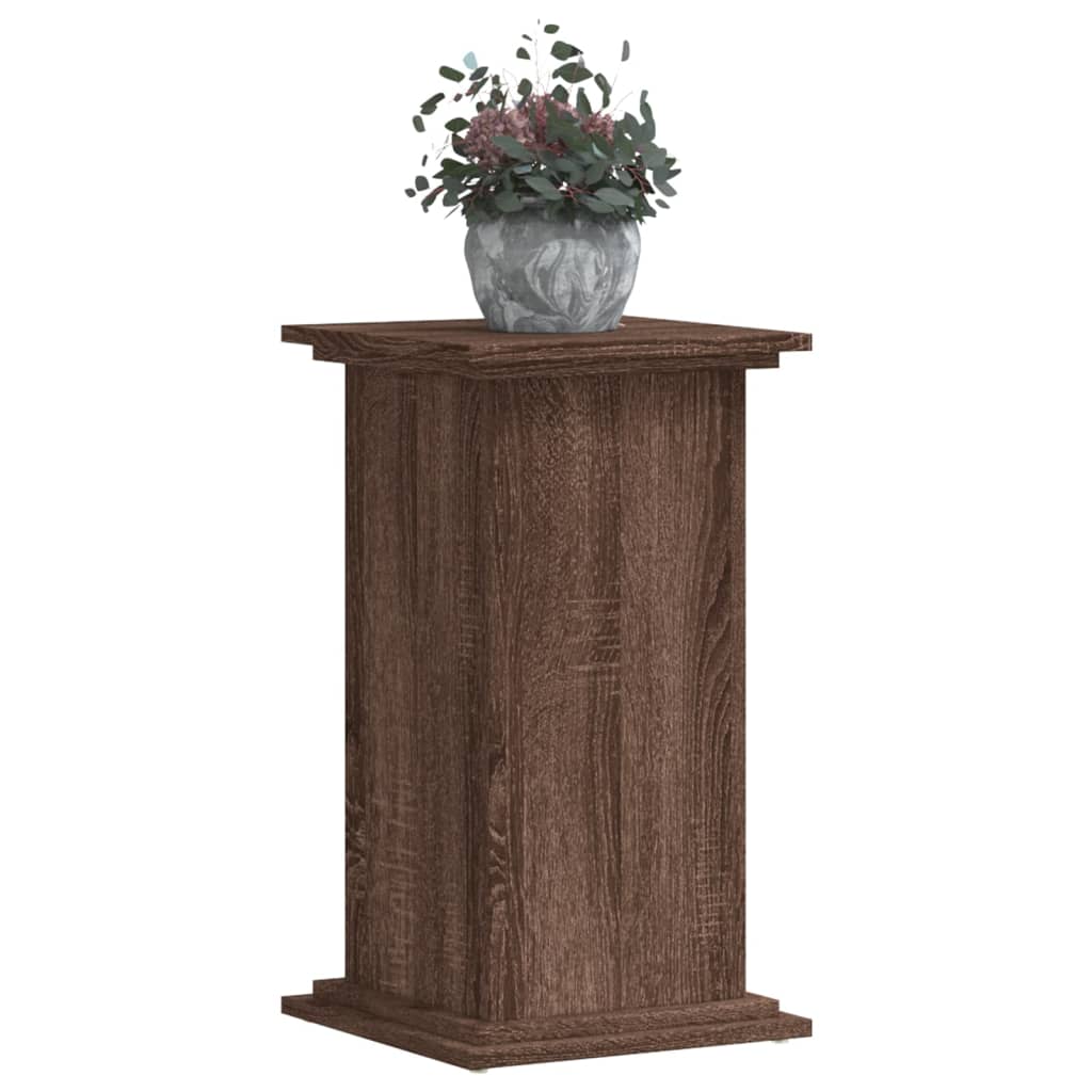 vidaXL Suport de plante, stejar maro, 33x33x60 cm, lemn prelucrat vidaXL Suport de plante, stejar maro, 33x33x60 cm, lemn prelucrat