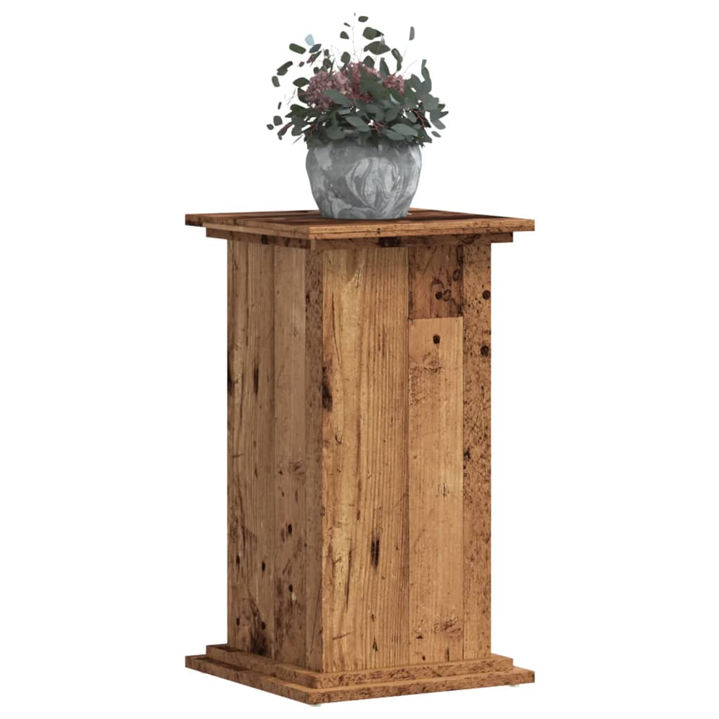 vidaXL Suport de plante, lemn vechi, 33x33x60 cm, lemn prelucrat vidaXL Suport de plante, lemn vechi, 33x33x60 cm, lemn prelucrat