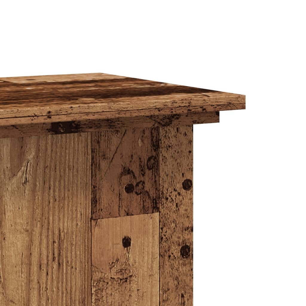 vidaXL Suport de plante, lemn vechi, 33x33x60 cm, lemn prelucrat vidaXL Suport de plante, lemn vechi, 33x33x60 cm, lemn prelucrat