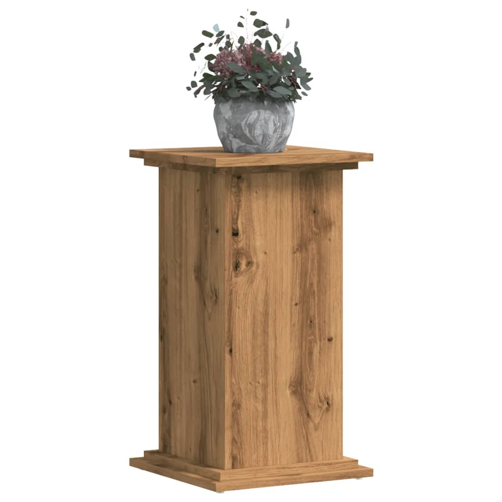 vidaXL Suport de plante stejar artizanal, 33x33x60 cm, lemn prelucrat vidaXL Suport de plante stejar artizanal, 33x33x60 cm, lemn prelucrat
