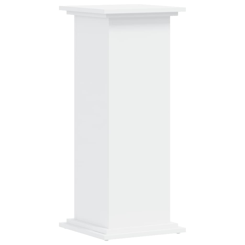 vidaXL Suport de plante, alb, 33x33x80 cm, lemn prelucrat vidaXL Suport de plante, alb, 33x33x80 cm, lemn prelucrat