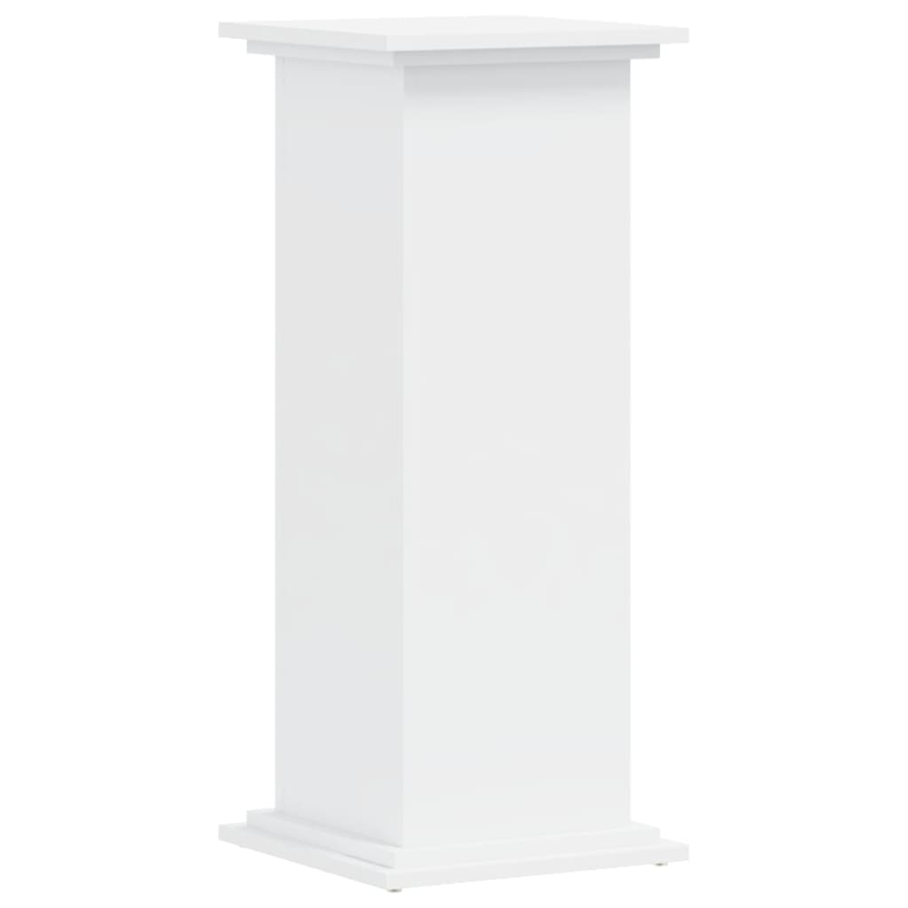 vidaXL Suport de plante, alb, 33x33x80 cm, lemn prelucrat vidaXL Suport de plante, alb, 33x33x80 cm, lemn prelucrat