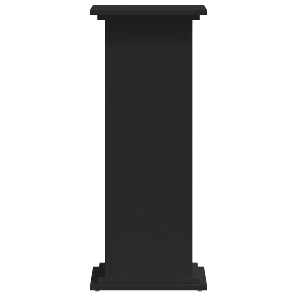 vidaXL Suport de plante, negru, 33x33x80 cm, lemn prelucrat vidaXL Suport de plante, negru, 33x33x80 cm, lemn prelucrat