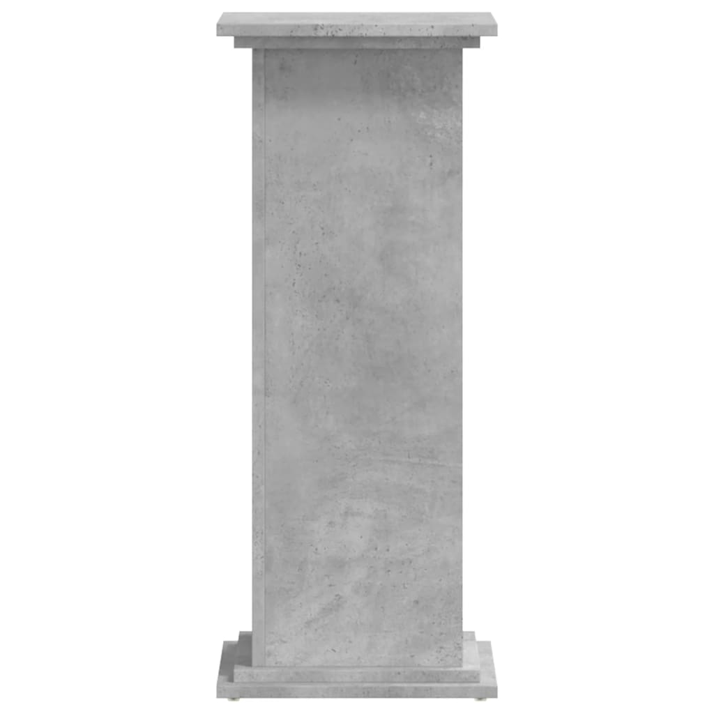 vidaXL Suport de plante, gri beton, 33x33x80 cm, lemn prelucrat vidaXL Suport de plante, gri beton, 33x33x80 cm, lemn prelucrat