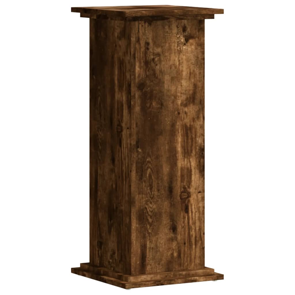 vidaXL Suport de plante, stejar fumuriu, 33x33x80 cm, lemn prelucrat vidaXL Suport de plante, stejar fumuriu, 33x33x80 cm, lemn prelucrat
