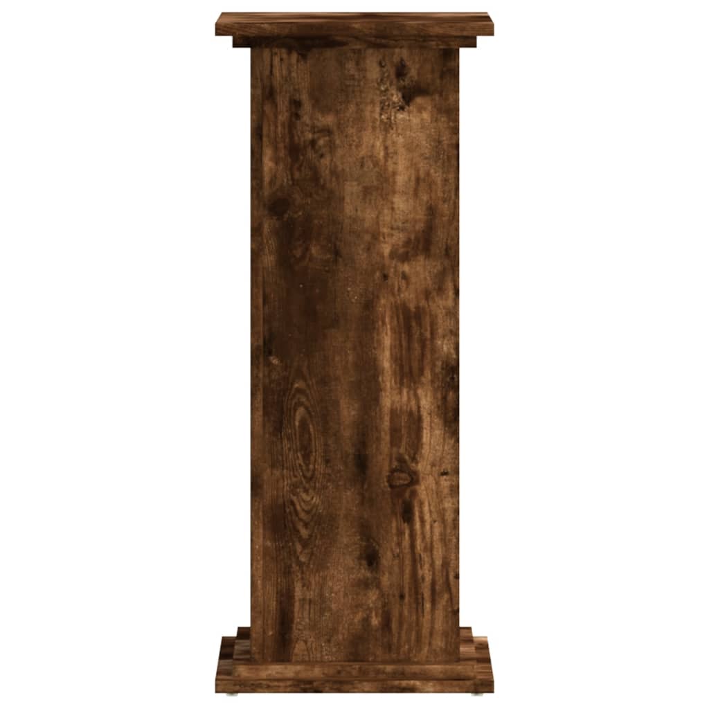 vidaXL Suport de plante, stejar fumuriu, 33x33x80 cm, lemn prelucrat vidaXL Suport de plante, stejar fumuriu, 33x33x80 cm, lemn prelucrat