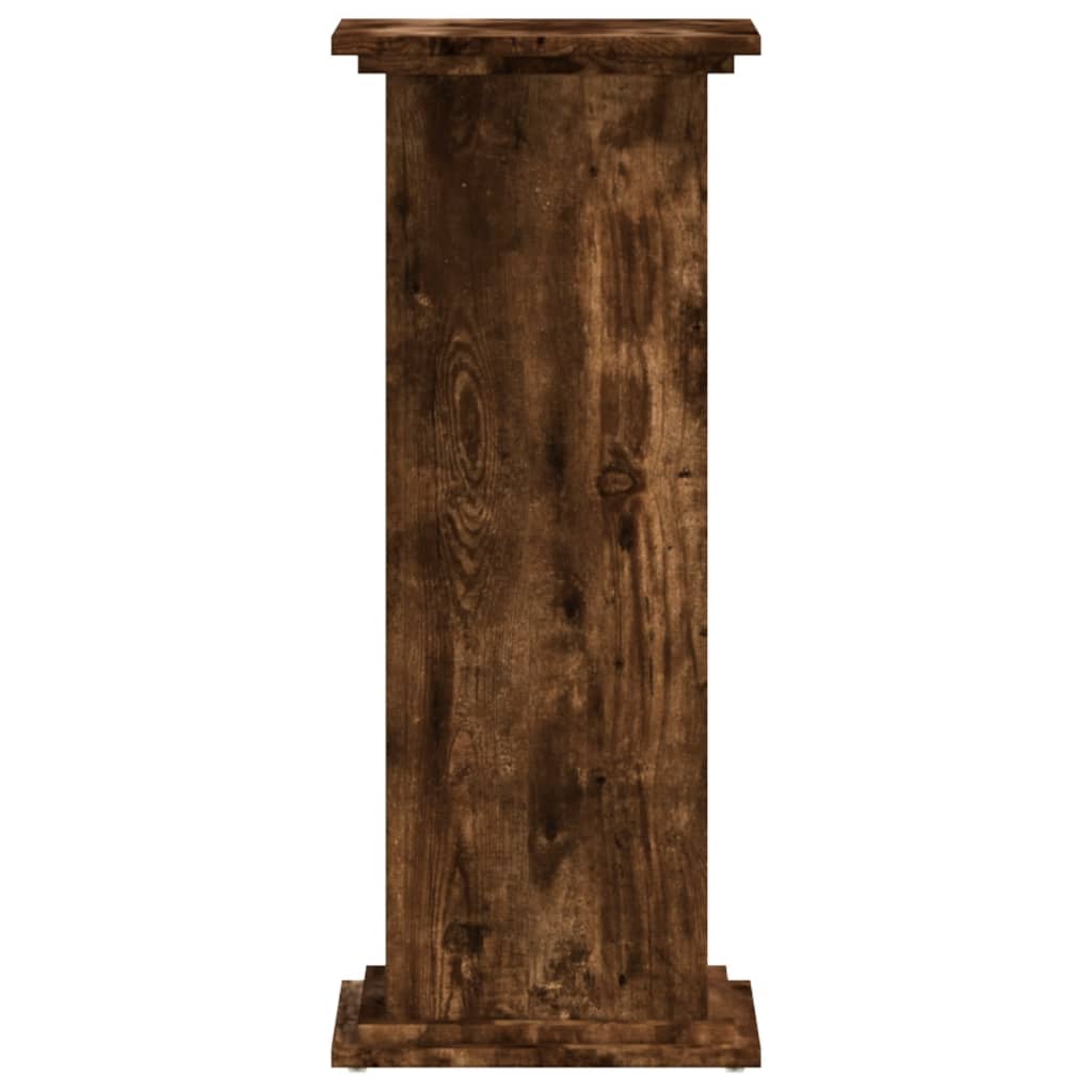vidaXL Suport de plante, stejar fumuriu, 33x33x80 cm, lemn prelucrat vidaXL Suport de plante, stejar fumuriu, 33x33x80 cm, lemn prelucrat