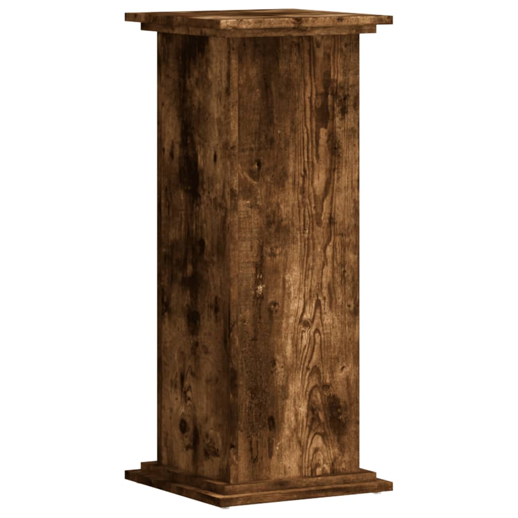 vidaXL Suport de plante, stejar fumuriu, 33x33x80 cm, lemn prelucrat vidaXL Suport de plante, stejar fumuriu, 33x33x80 cm, lemn prelucrat